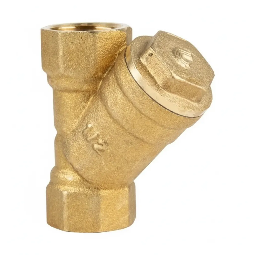 Brass Y Strainer 15mm for Plumbing - Debris Filter