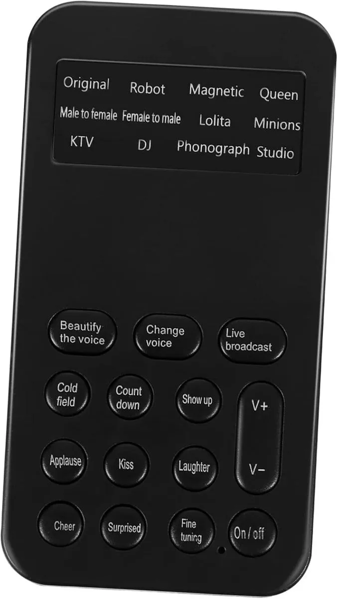 Portable Mini Voice Sound Card Effects for Gaming and Live Broadcasts