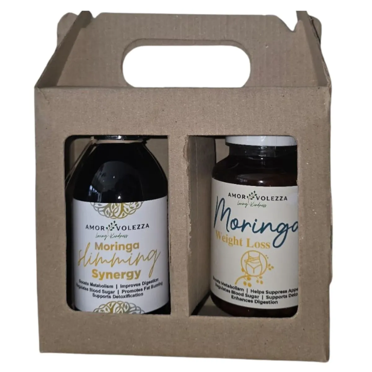 Moringa Weight Loss Combo - 250ml Tonic & 120 Capsules