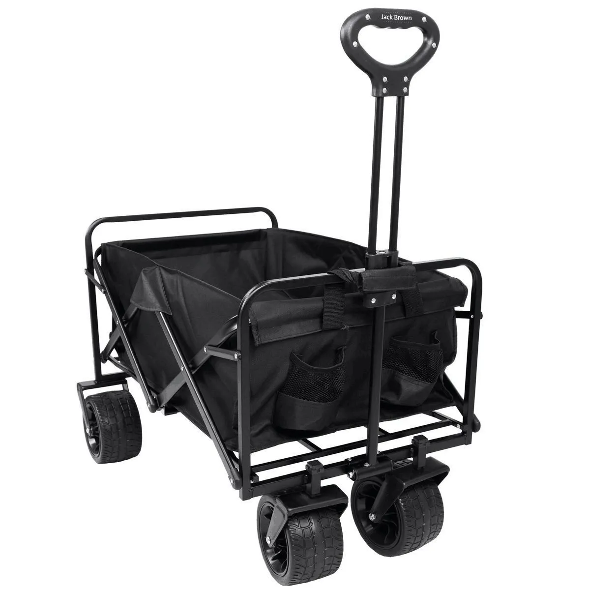 Jack Brown 90cm x 47cm Compact Folding Camping Cart Utility Wagon