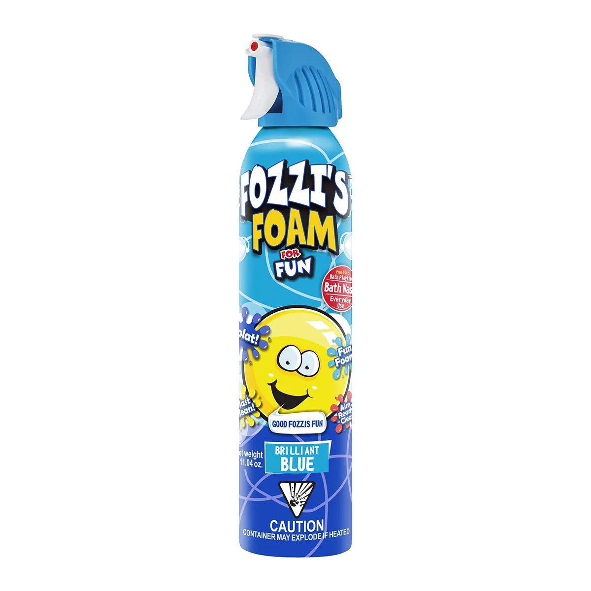 Fozzis Foam For Fun Brilliant Blue 340Ml - 2 Pack