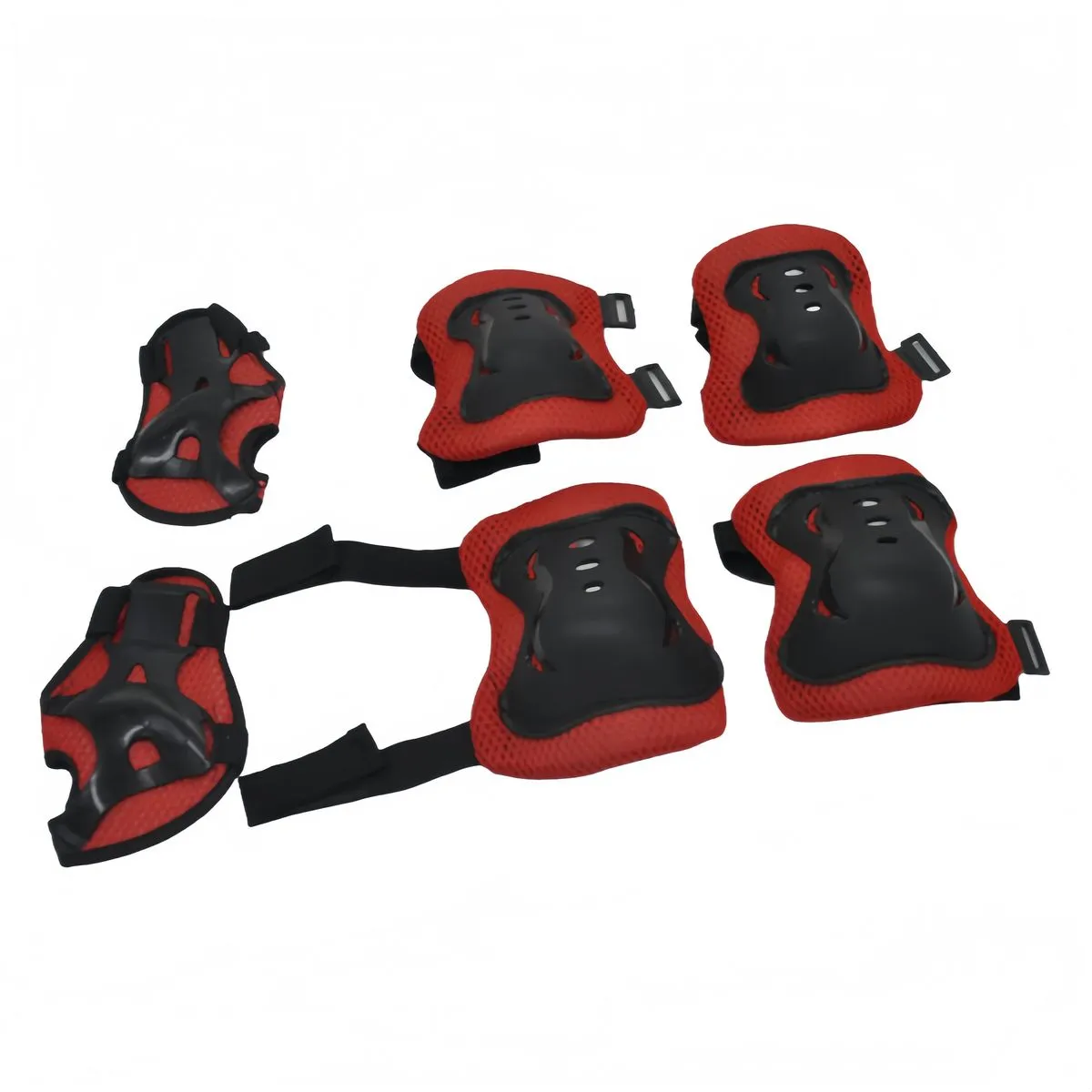 Boys and Girls Protective Gear - Ages 3-6 - Black, Red