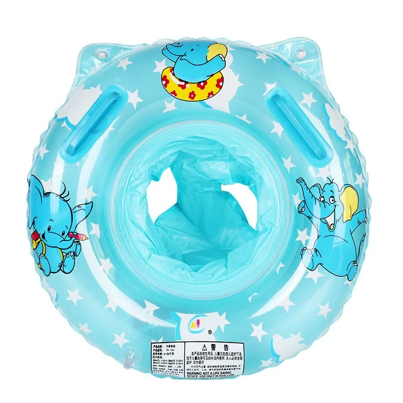 Baby Swimming Ring Float Ring Pool Bathtub Toys Pool Accessories for Kids - Blue