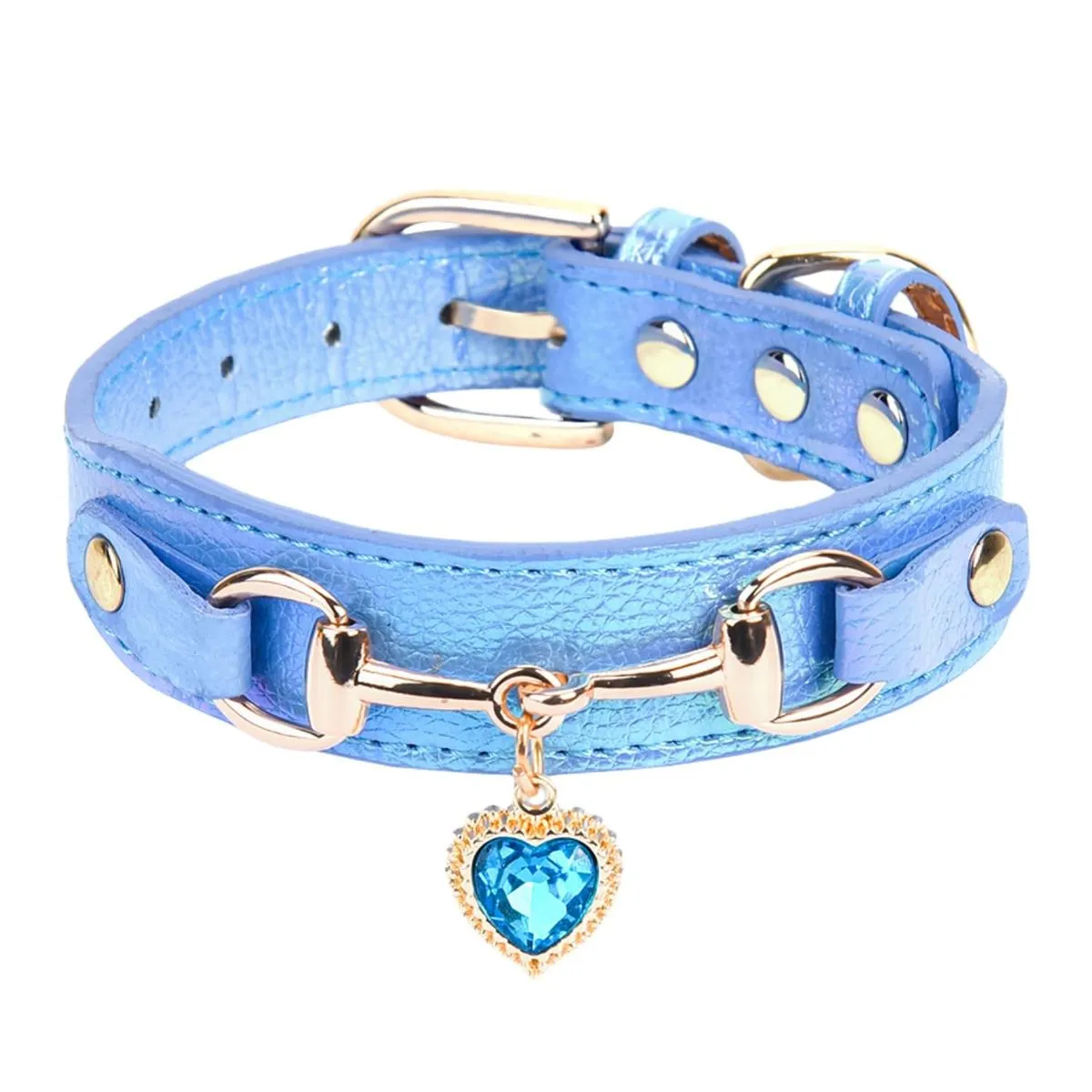 Fashion Dog Collar -Small - Blue