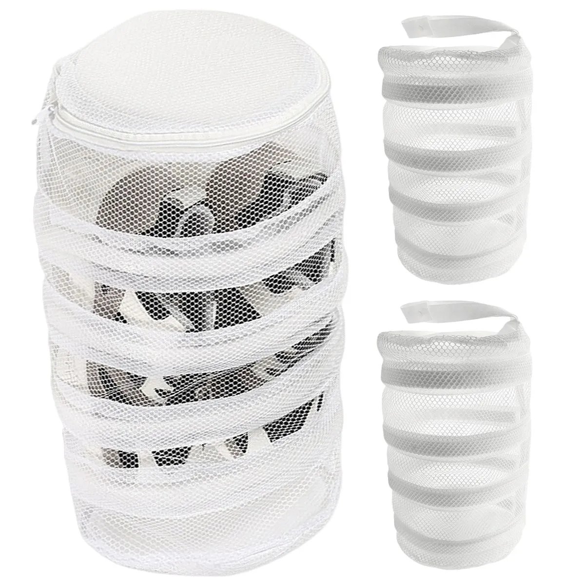 3 Pack 40x20cm Heavy Duty Mesh Shoe Laundry Bags