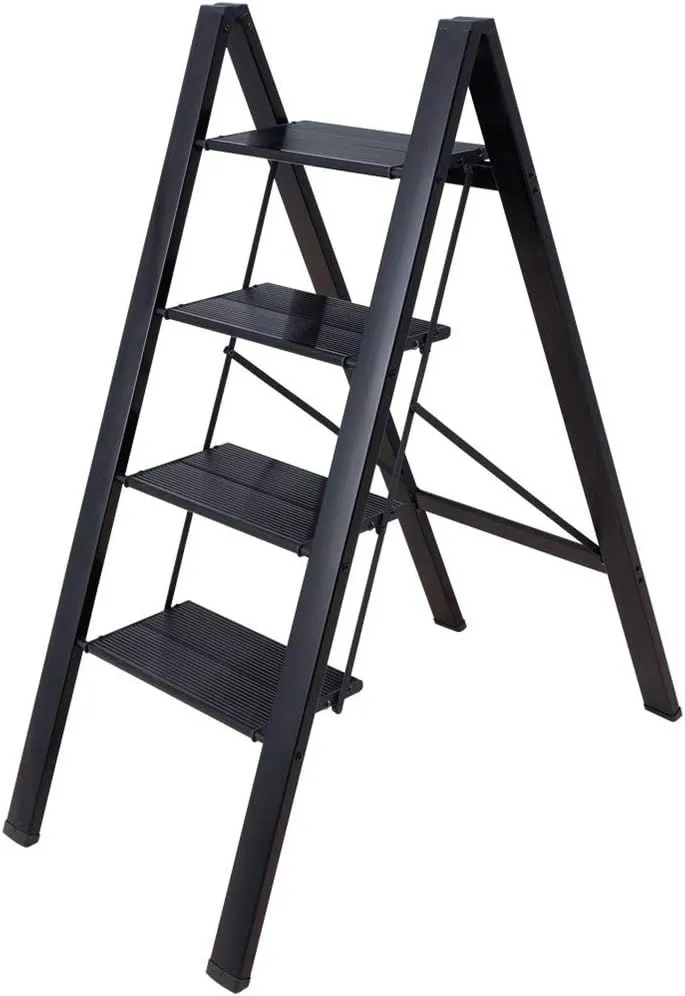4 Step Foldable Ladder Step Stool Ladder