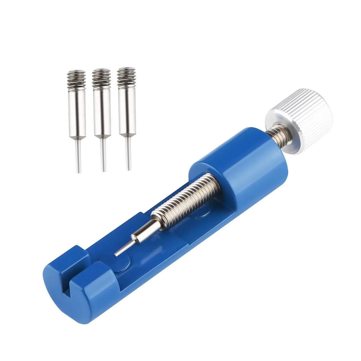 Watch Link Removal Adjustment Tool, Blue with 3 Extra Pins