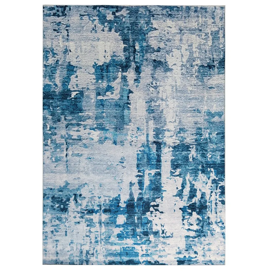 Urban Thread Blue Tanami Style Area Rug - Modern Indigenous-Inspired Design