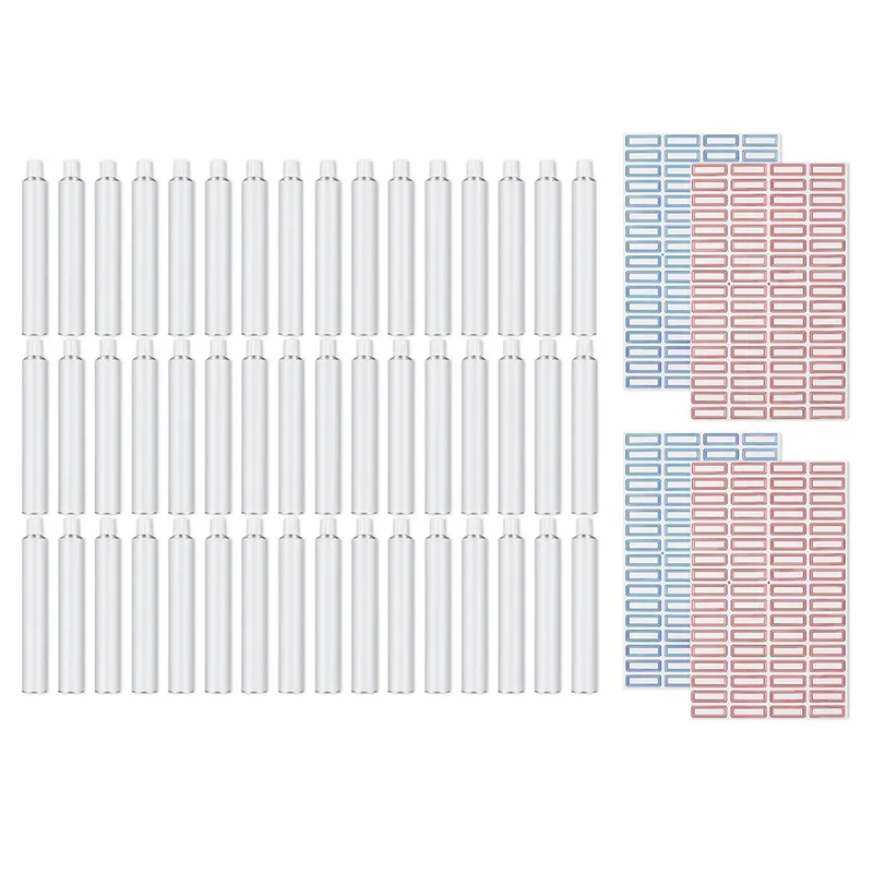 48 Pcs Empty Paint Tubes 20Ml Paint Tubes for Making Paint and Store