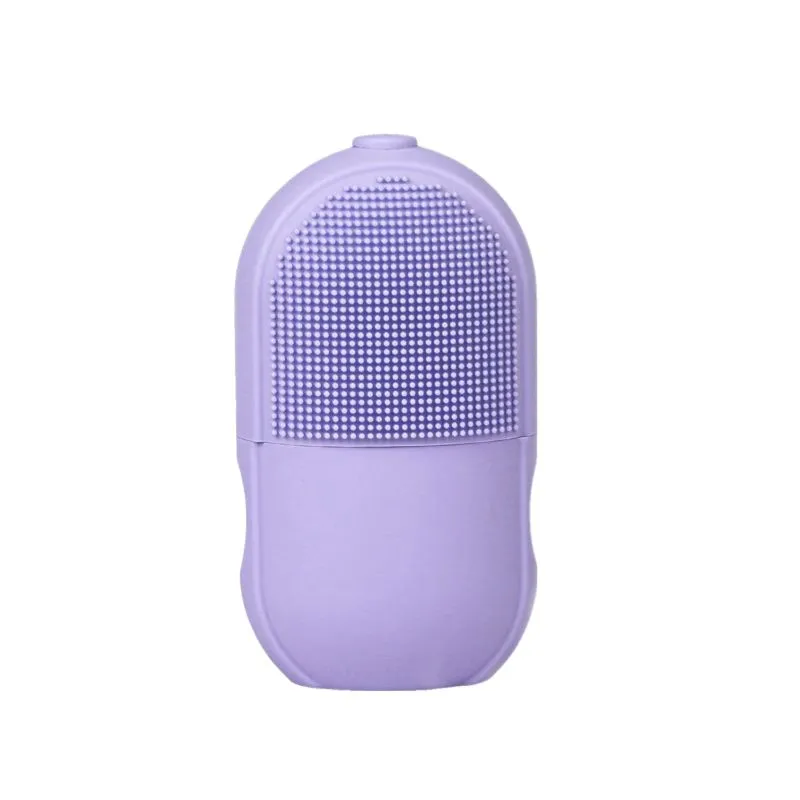 Ice Roller for Face and Eye, Silicone Ice Mold Face Massage - Purple