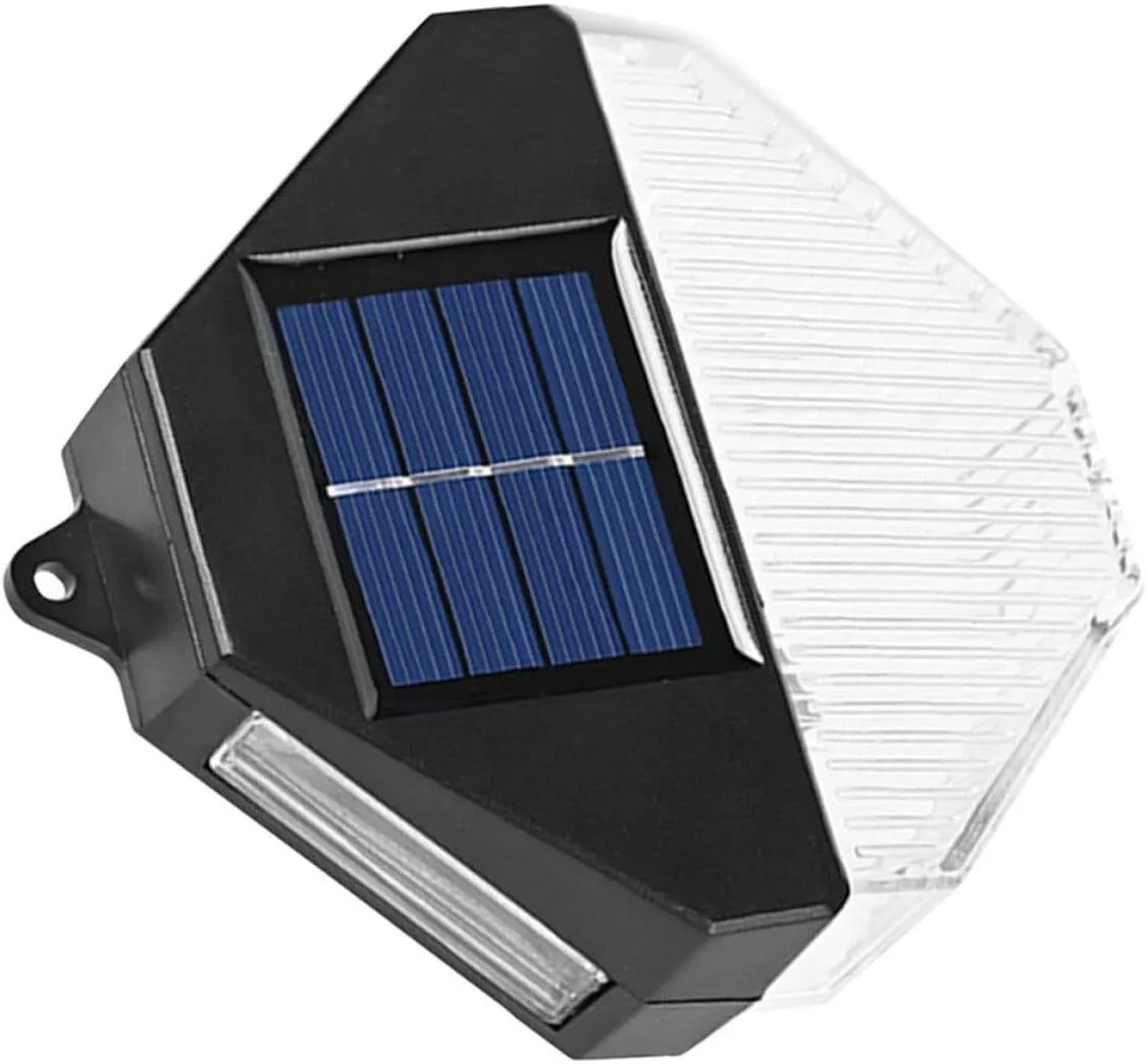 Solar Wall Light Outdoor Waterproof Warm White Household Solar Lamp