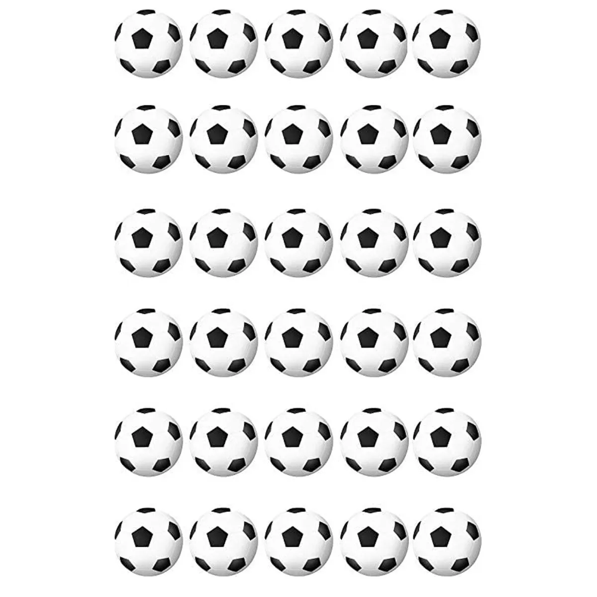 30 Pack Mini Soccer Stress Ball Sports Stress Party Small Foam Ball