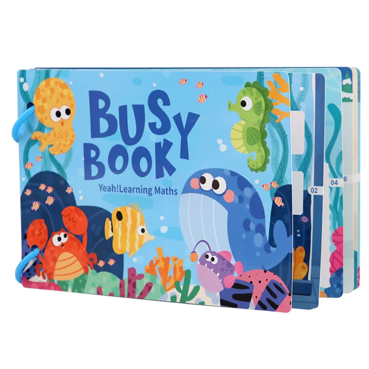 Montessori Preschool Busy Book for Toddlers Learning Activities Homeschool
