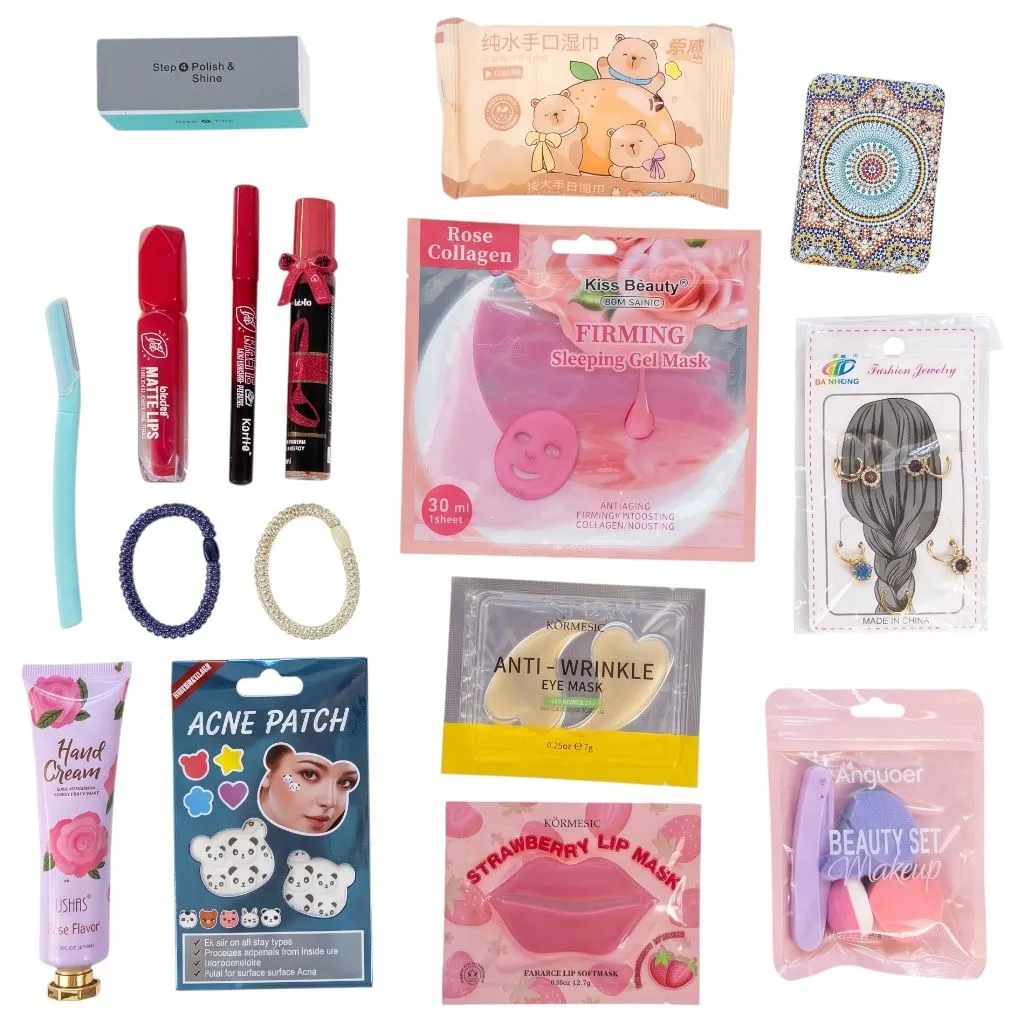58 pieces Gift Set for Her Lip Body Self Care Premium Birthday Gift Bag