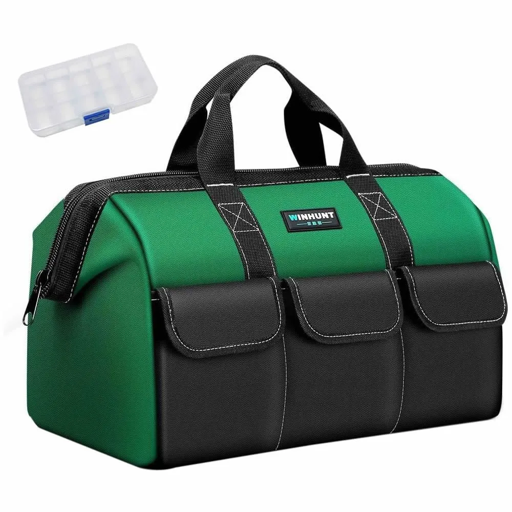 Large Tool Bag, Tool Bags for Men Heavy Duty, 17.3inch,1680D Polyester