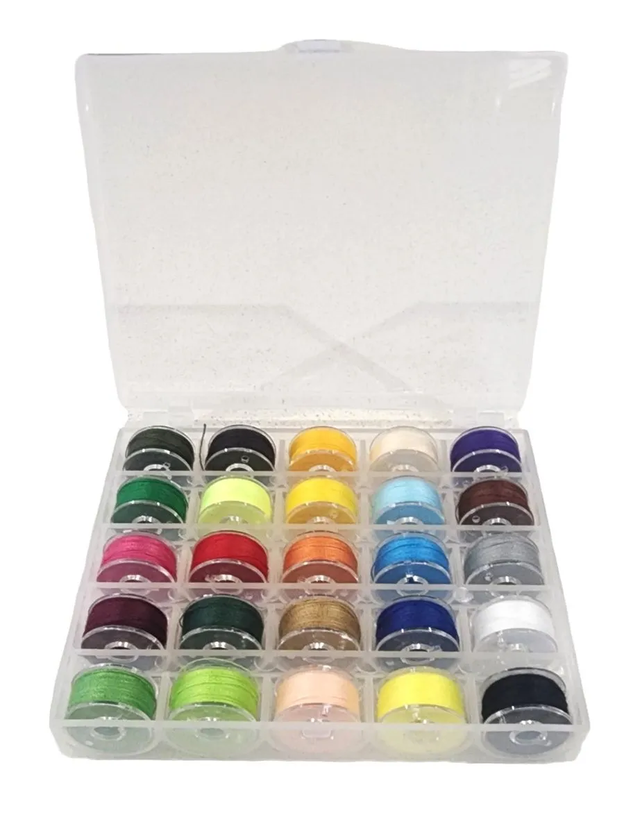 Bobbin Spools for Hand or Machine Sewing - 25 pieces