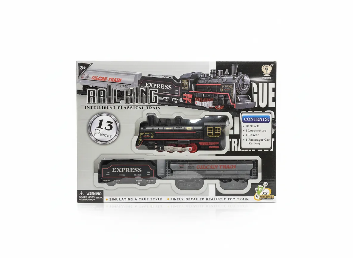 Rail King Battery-Powered Train Set
