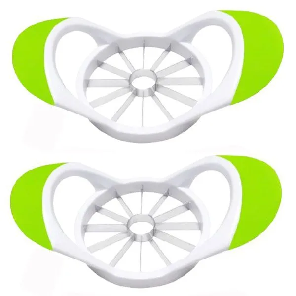 2-Packages Professional Apple Cutter - Stainless Steel Apple Corer