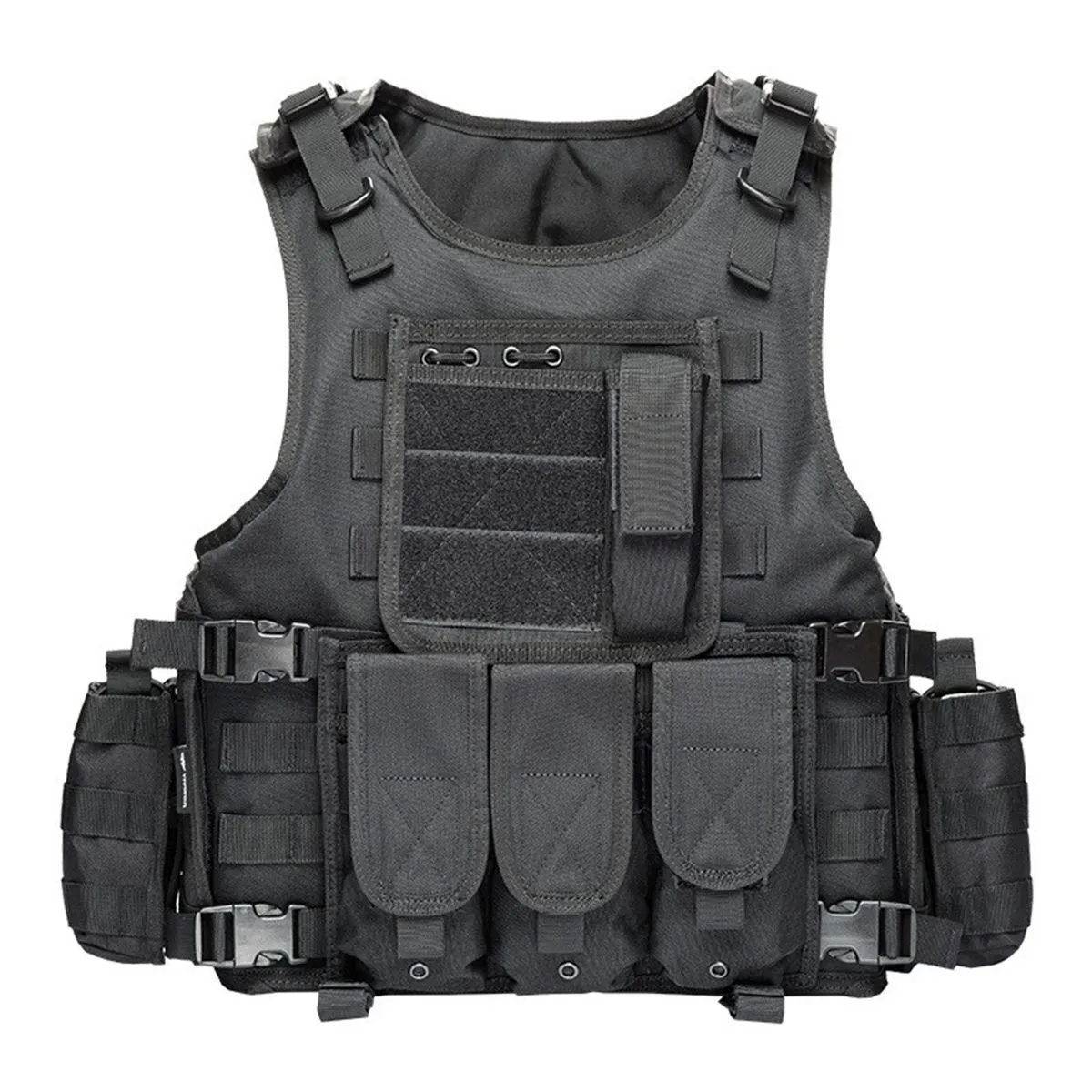 Tactical Vest Airsoft Vest Paintball Vest Adjustable for Training
