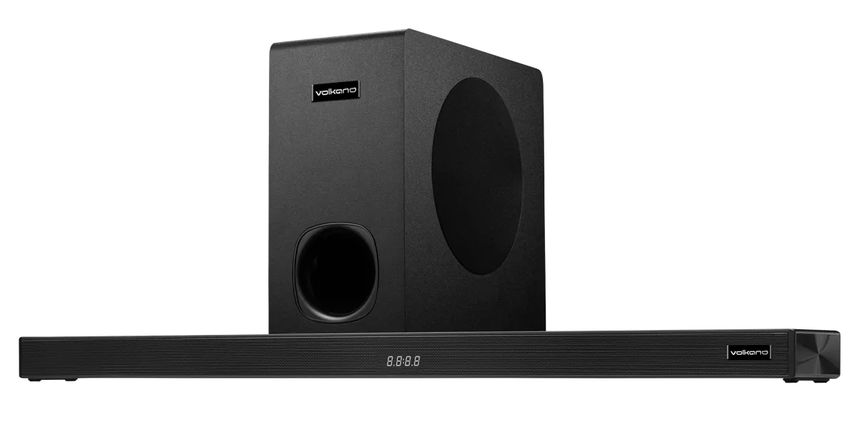 Volkano Dynasty Soundbar & Wireless Subwoofer (120W) Bluetooth, HDMI ARC