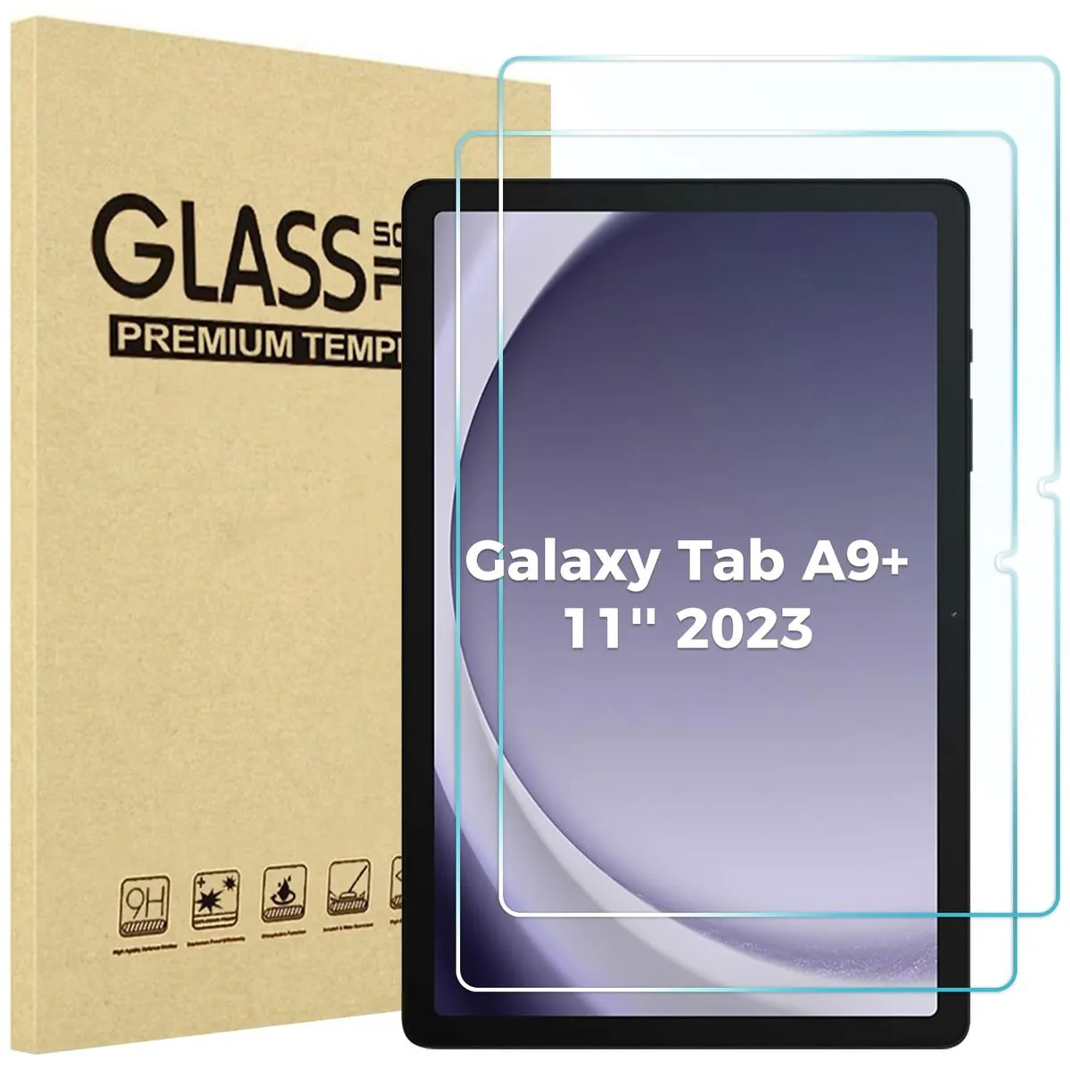 2-Pack Screen Protectors Compatible with Galaxy Tab A9 Plus 11-inch 2023