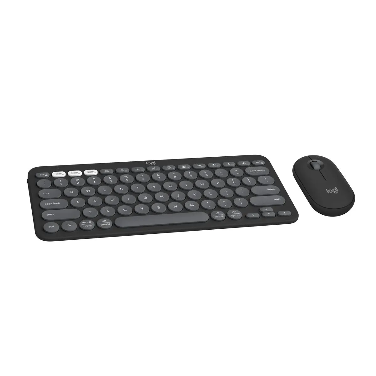 Logitech Pebble 2 Wireless Keyboard and Mouse combo - Tonal Graphite