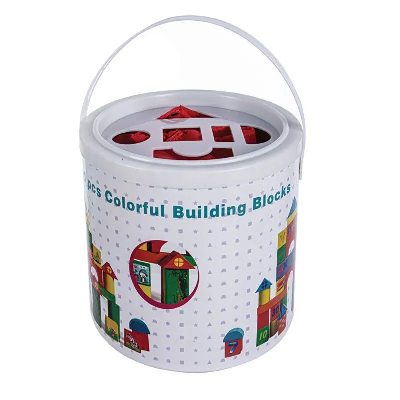 Building Blocks - Educational Toy's - Multi-Coloured - Multi-Piece - 4 Pack