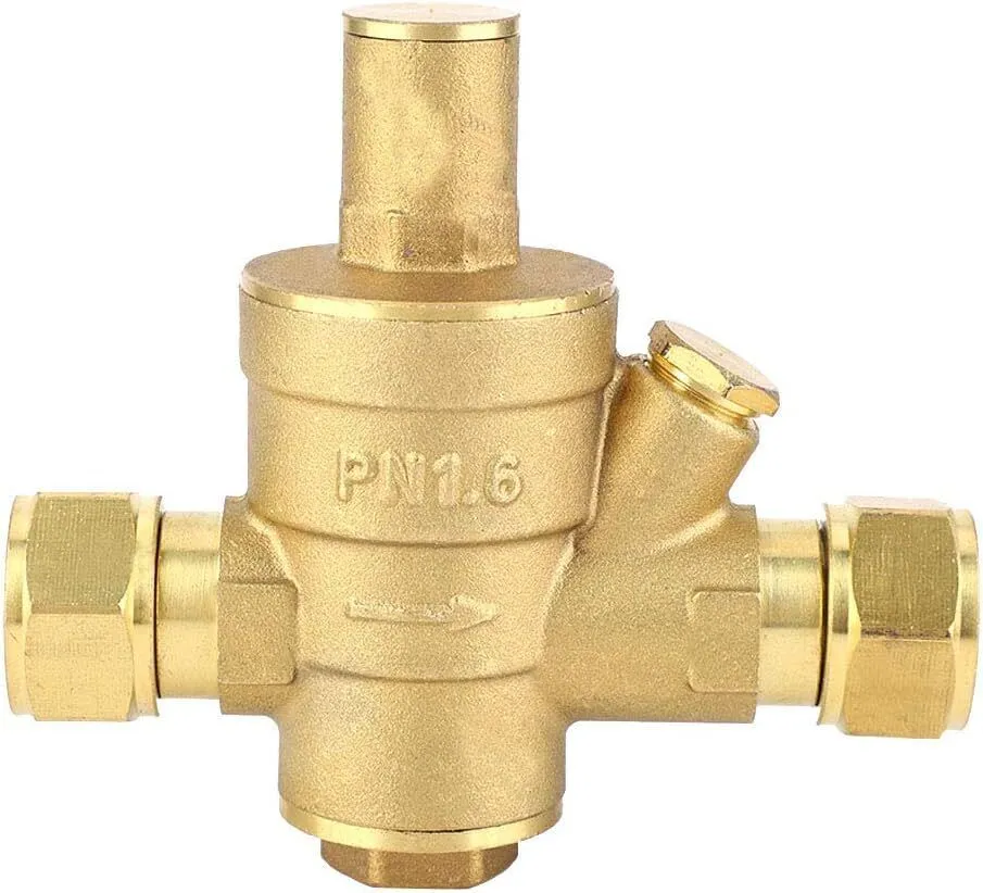 DN15 1/2" Adjustable Water Pressure Reducing Brass Regulator Valve