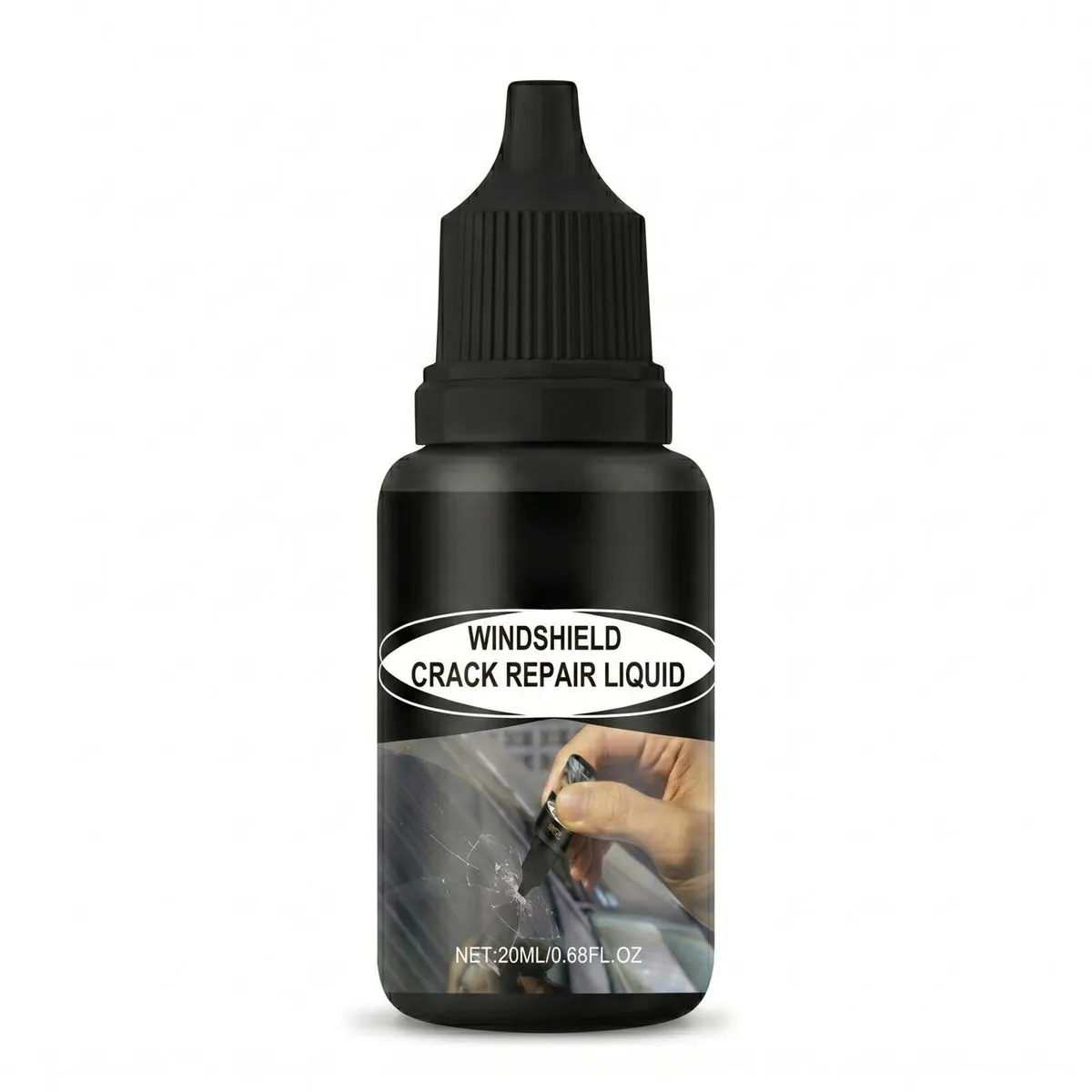 Windshield Chip Repair Kit, 5 Minute Glass Crack Repair Liquid