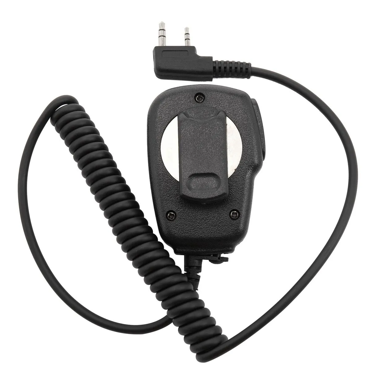 2 Pin Mini PTT Speaker MIC Walkie Talkie Accessories For Baofeng UV5R 888S