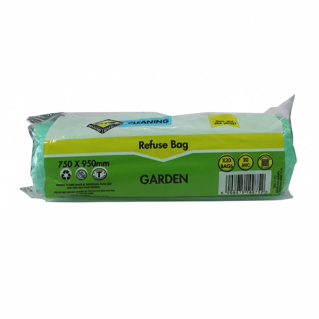Garden Refuse Bags 950mm x 750mm 20 Micron 20 Piece