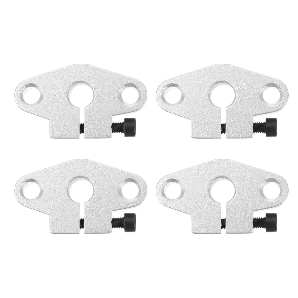 4pcs Linear Shaft Support Clamp Bracket Fixed Bearing Base for 3D Printer