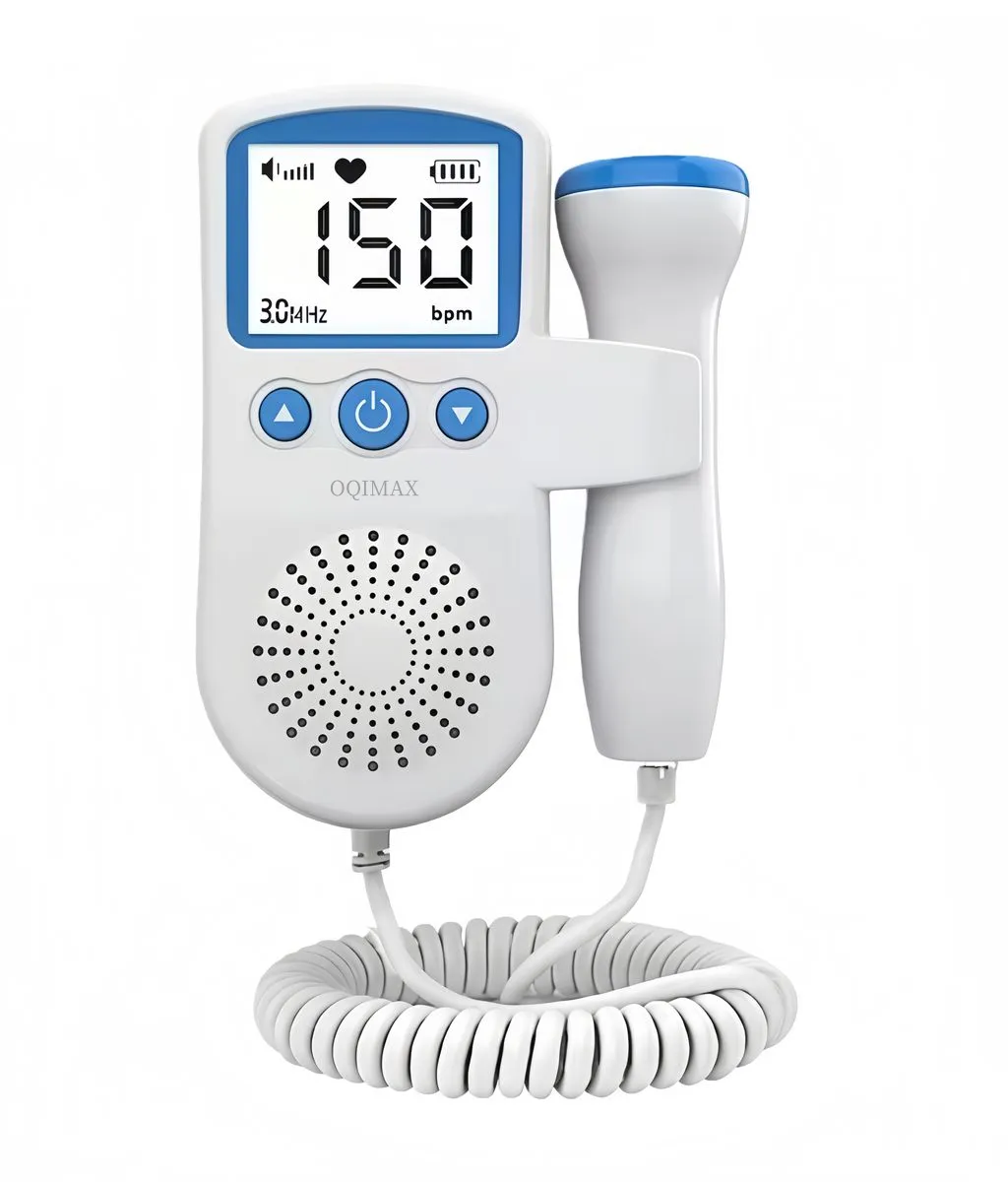 OQIMAX Pregnancy Fetal Doppler - Home Use Baby Heart Rate Monitor