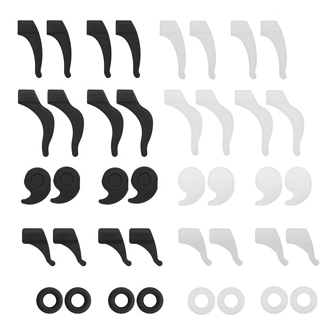 Silicone Anti-Slip Eyeglass Accessories Ergonomic For Reading - 20 Pairs