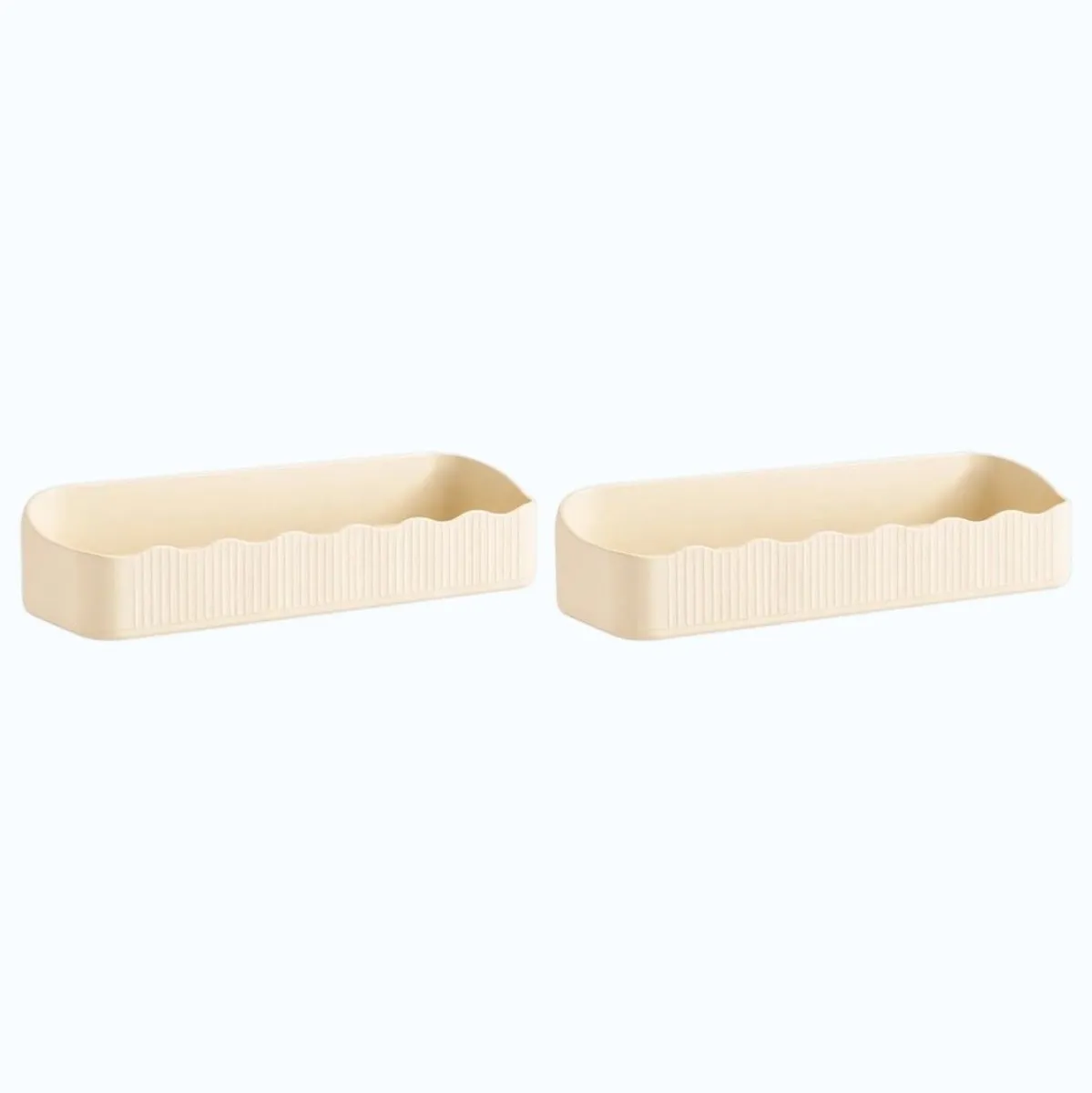 2 Pack - Multi-Purpose Countertop Organiser For Spices - Beige 