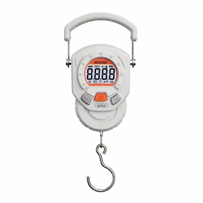 Digital Hanging Bag Scale with LCD Display - 60KG Portable Luggage Scale