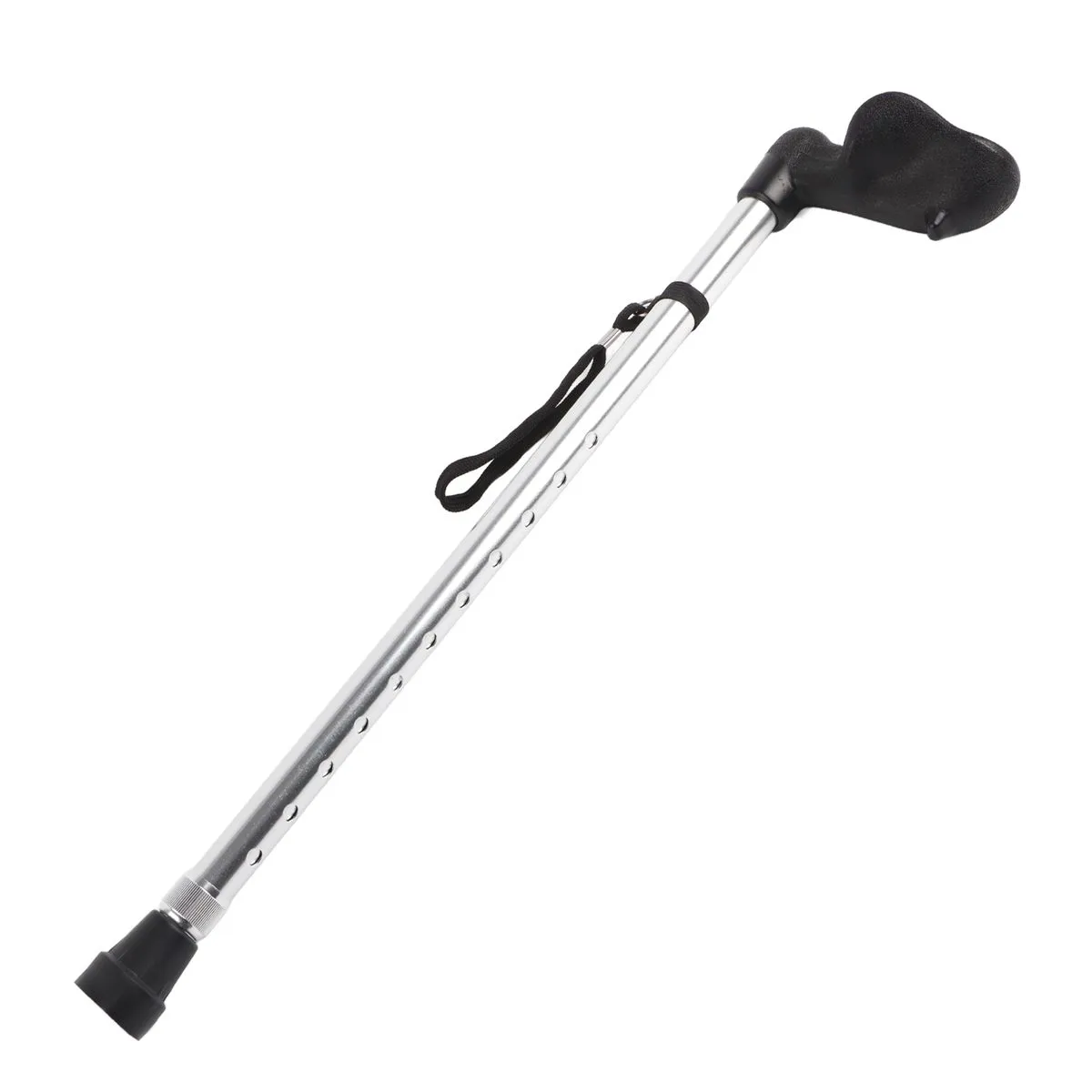 Telescopic silver cane for elderly