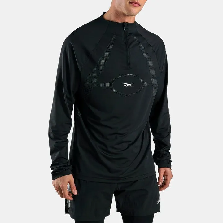 Reebok Men's Athlete Flex Quarter Zip - Black