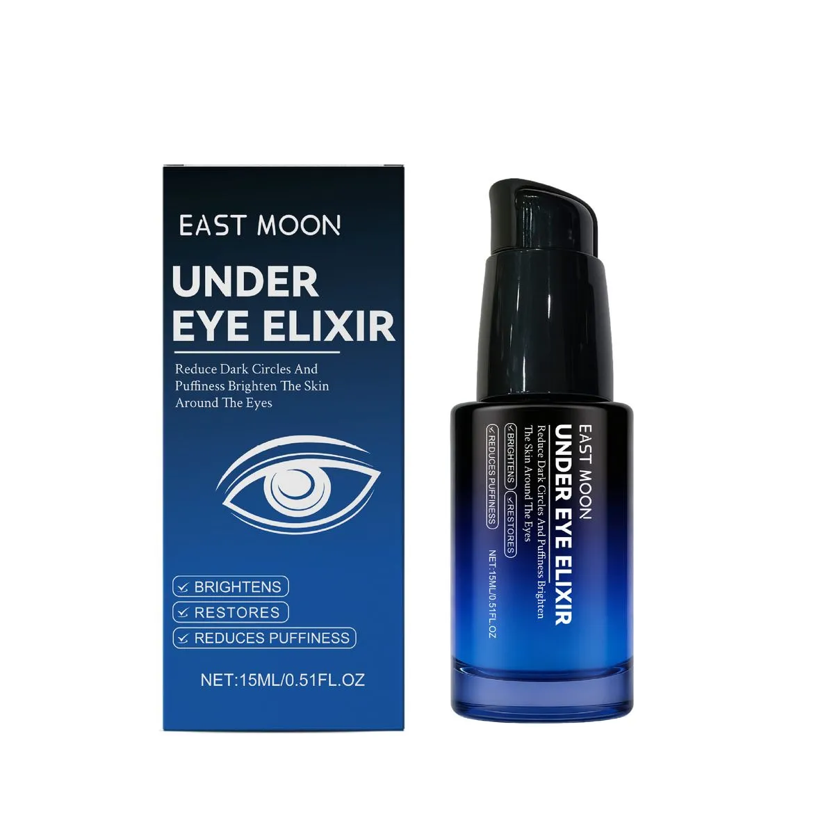Men's Under Eye Elixir Serum - Brightening & Hydrating Daily Care - 1PC