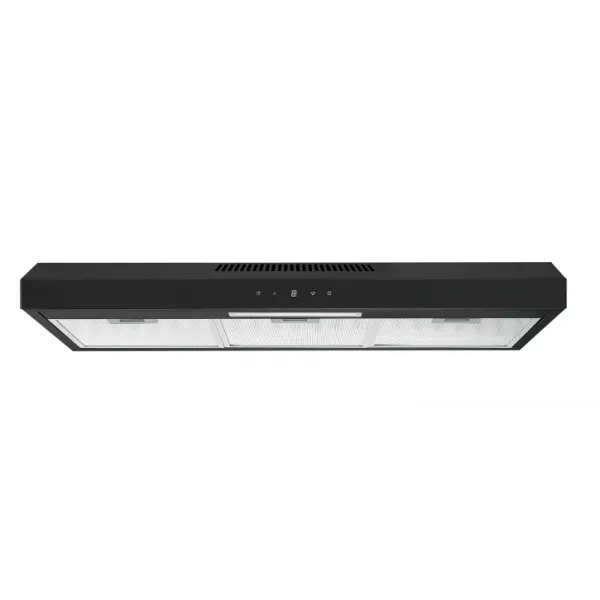 Falco 90cm Cookerhood Black LED Twin Motor, Touch Control FAL-90-CHBL