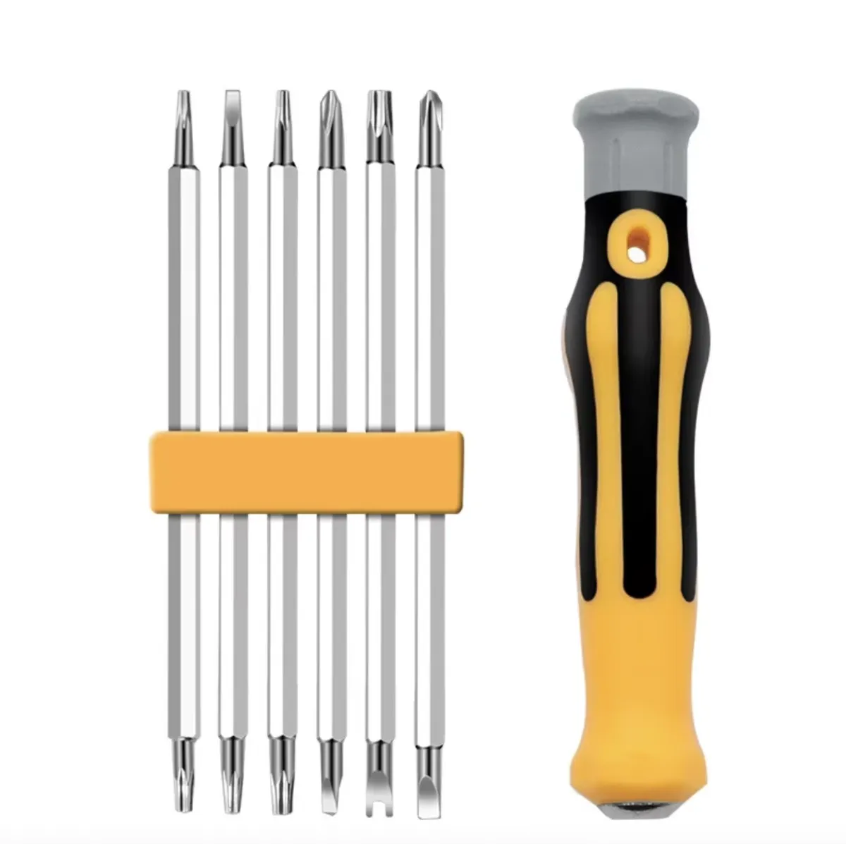 6 In 1 Multifunctional household screwdriver set Multifunctional head