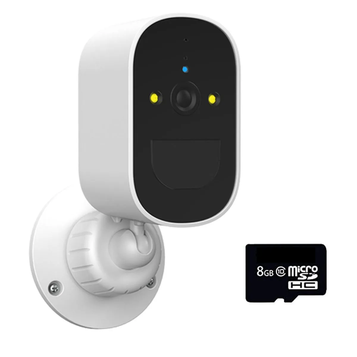All Weather Home HD Wireless Security Camera With 2 Way Audio & 8GB SD Card