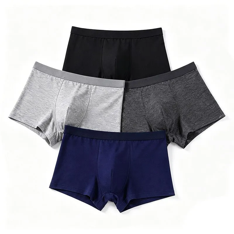 OYY Men's Breathable Boxer Briefs - Soft Cotton Comfort Fit Underwear
