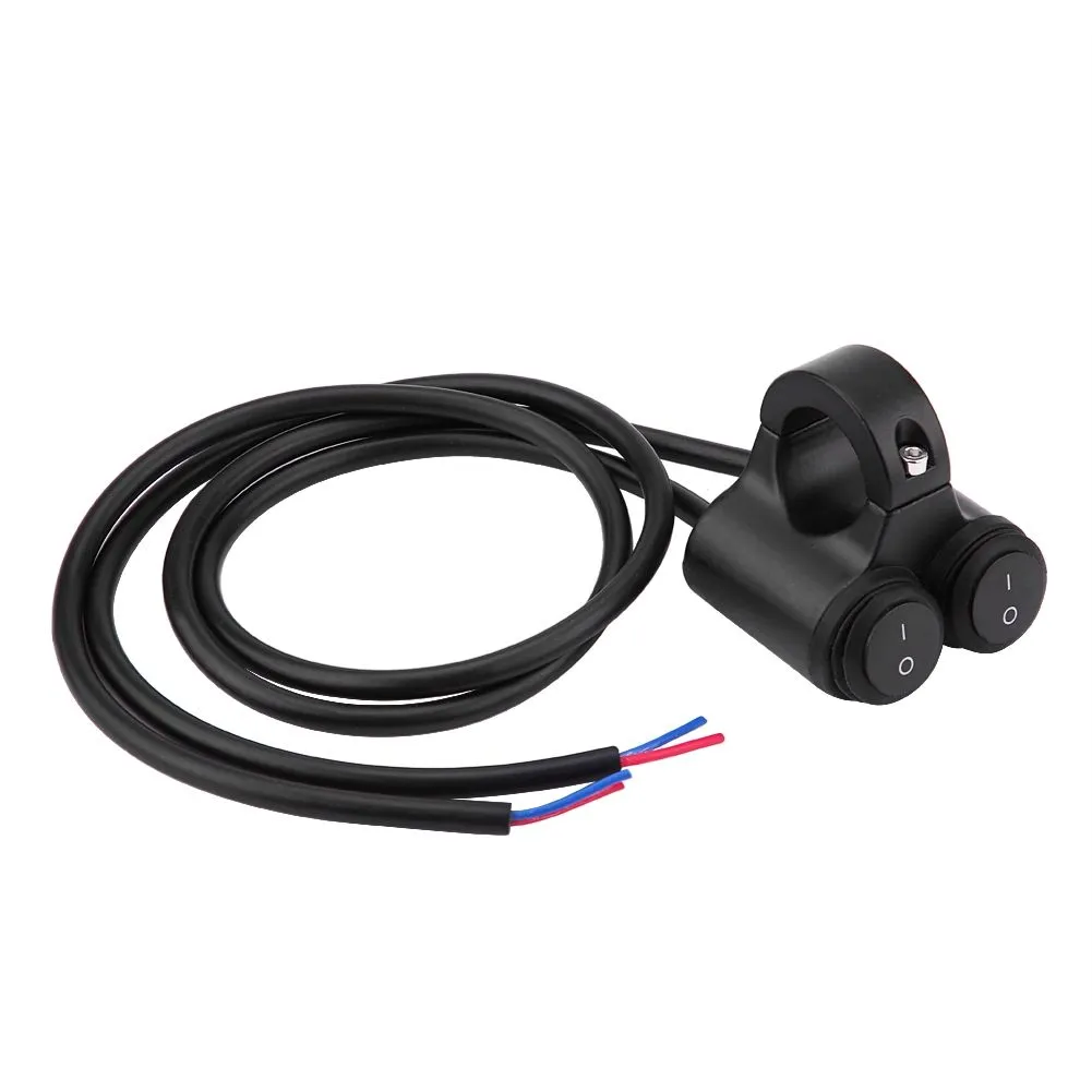 22mm Motorcycle Aluminum Alloy Dual Button Handlebar Switch Model B