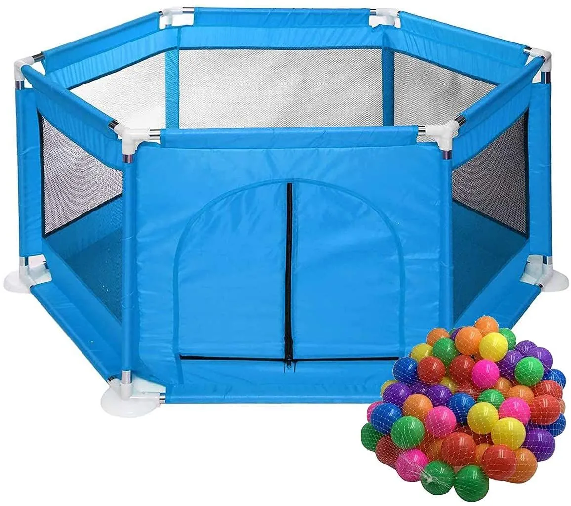 Kids Happy Game Fence Includes 50 Balls