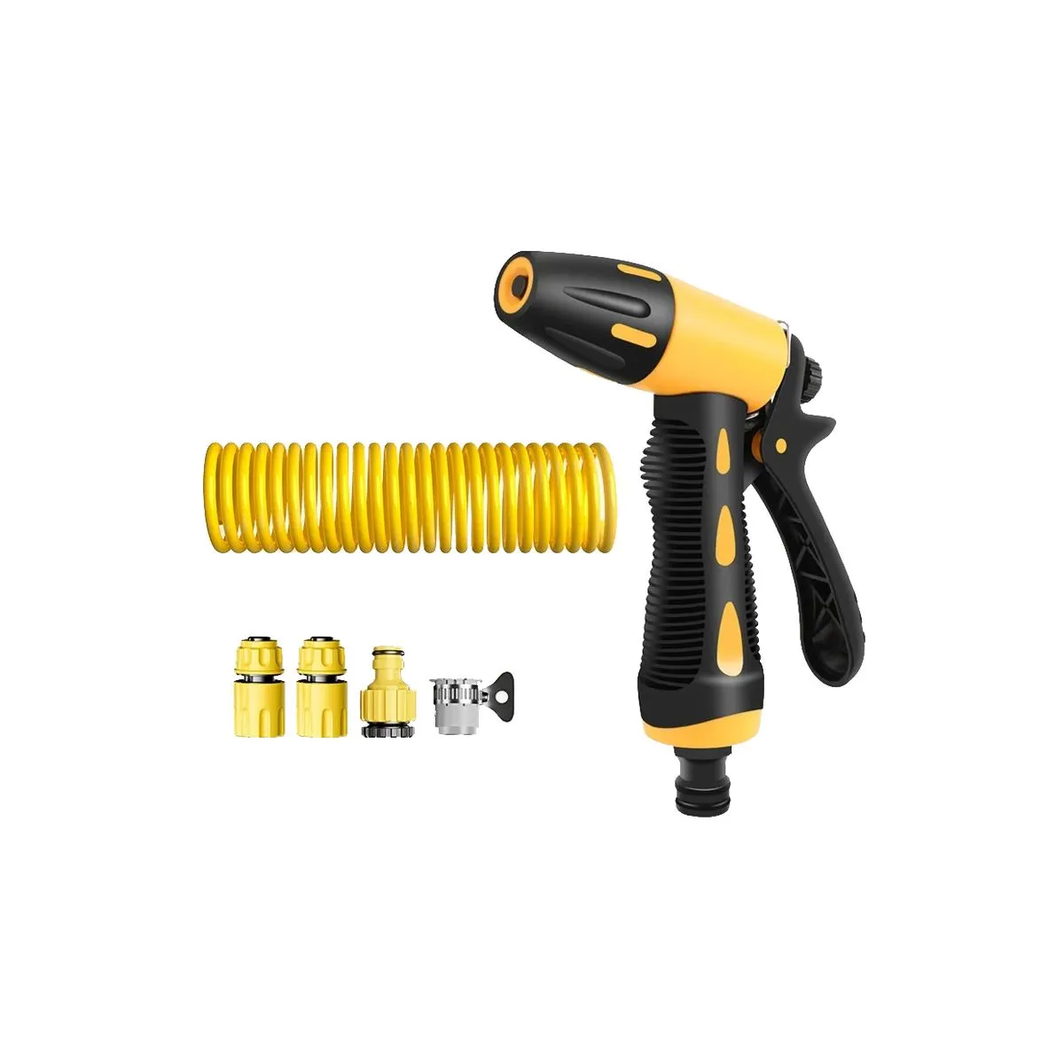 High Pressure Water Gun, 20 Meter Spring Telescopic Booster Water Pipe