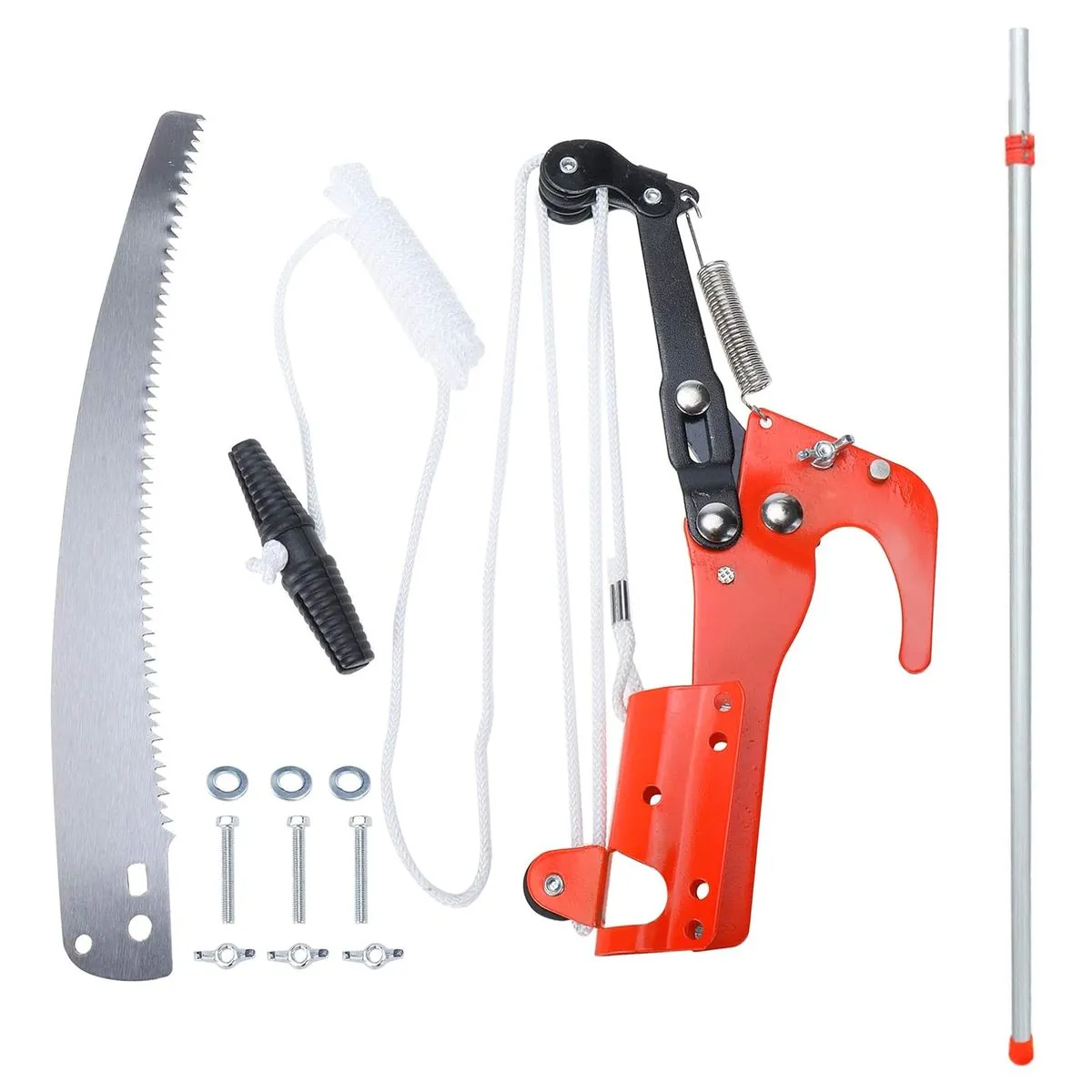 5m Telescopic Tree Pruner - 2-in-1 Pole Saw & Cutter for High Branches
