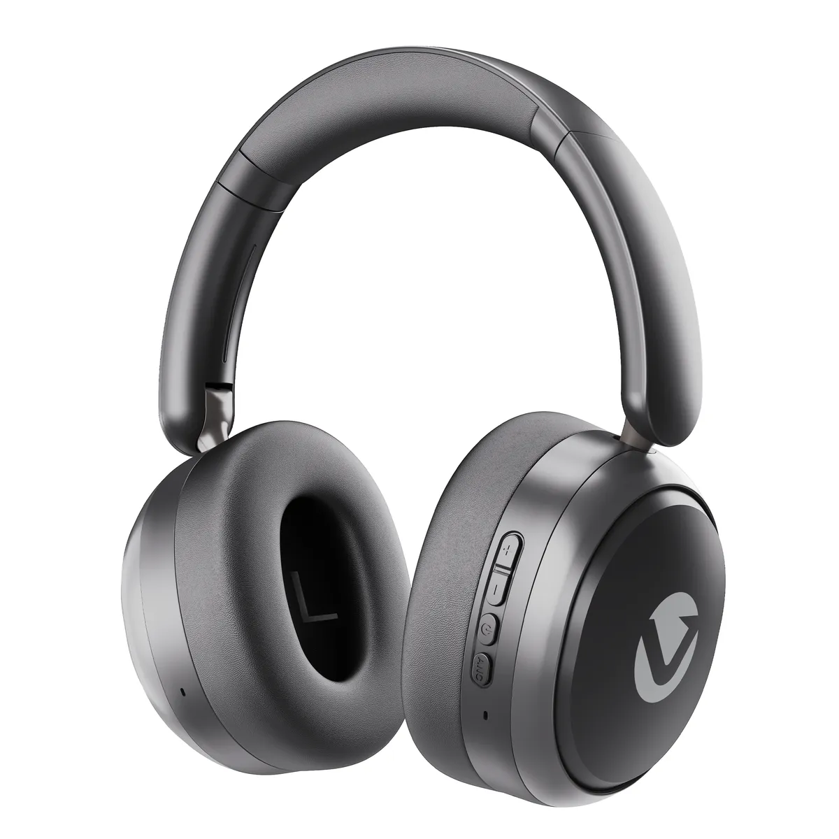 Volkano Lexi Series Noise-Cancelling (ANC) Bluetooth Headphones with Mic - Black