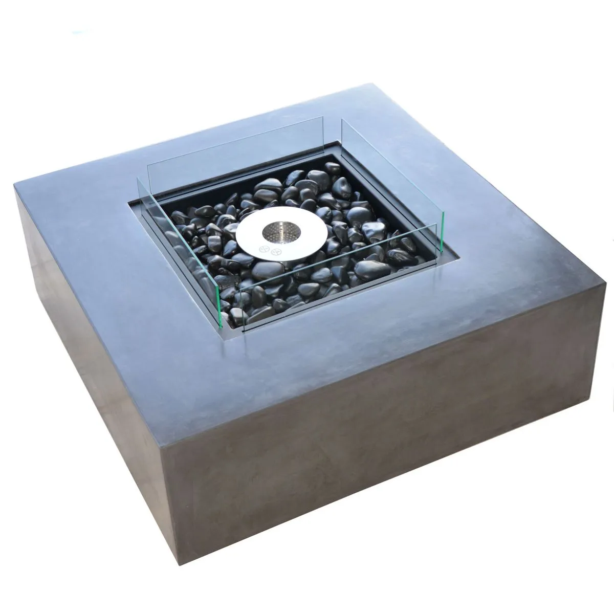 1green Ethanol Fire Table - Vera Charcoal