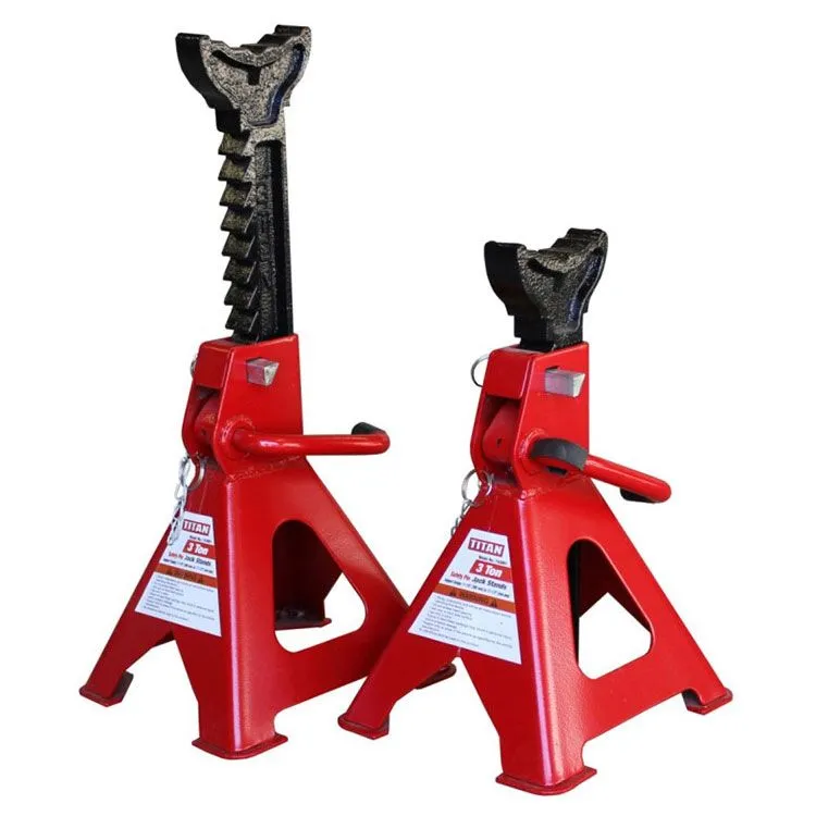 6-Ton Adjustable Car Lifting Jack Stands - 3-Ton Pair